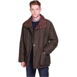 Dubarry Rathmullan Olive Mens Jacket Irish Shooting Coat Size L Waterproof NEW